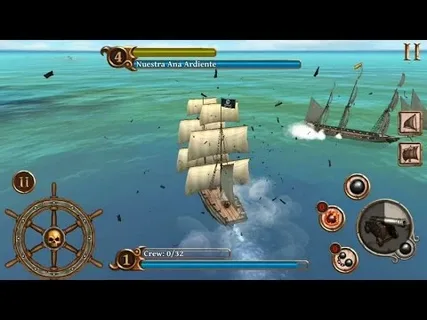 Pirate Cannon Battle Sea War